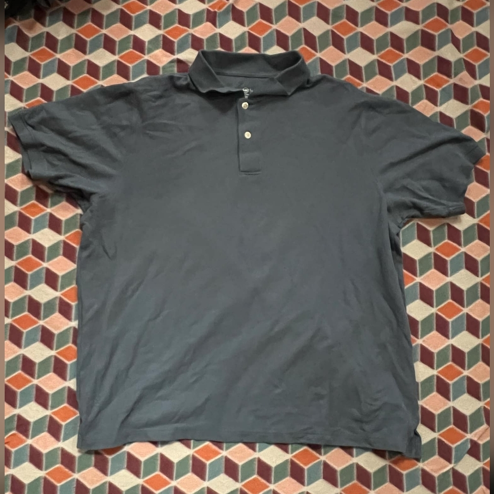 HB x DXL 2XL Blue Polo Shirt